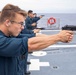 USS Ralph Johnson conducts gun shoot