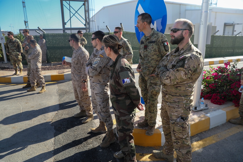 Coalition Forces Flag Raising Ceremony