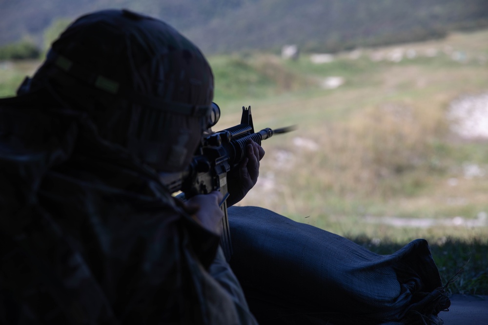 SETAF-AF Soldiers conduct weapons qualifications