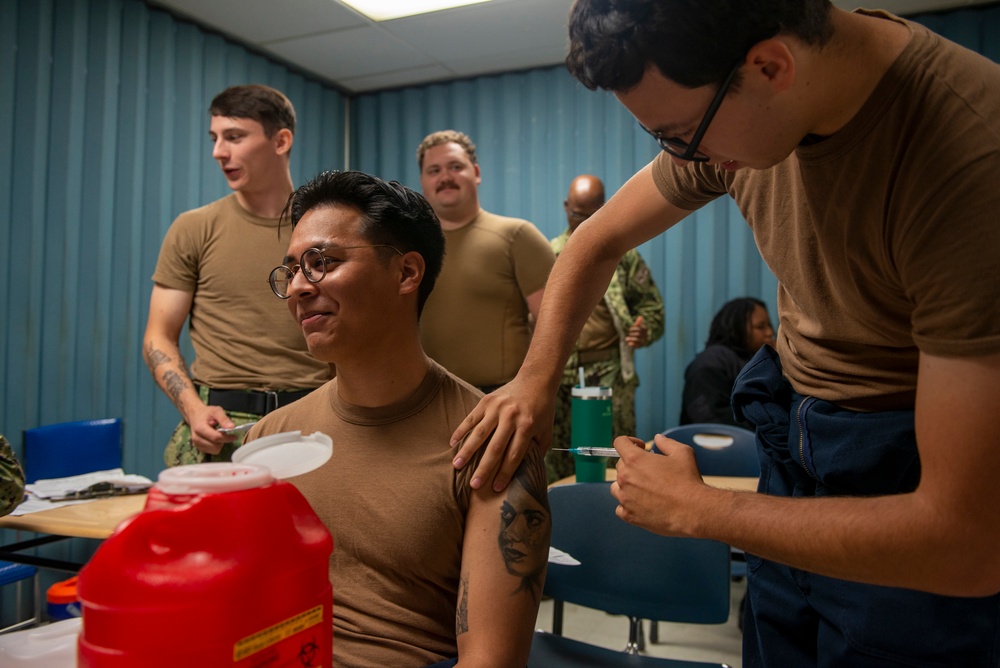 USS John C. Stennis Flu Shot