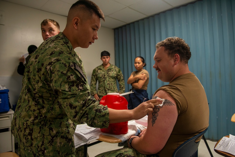 USS John C. Stennis Flu Shot