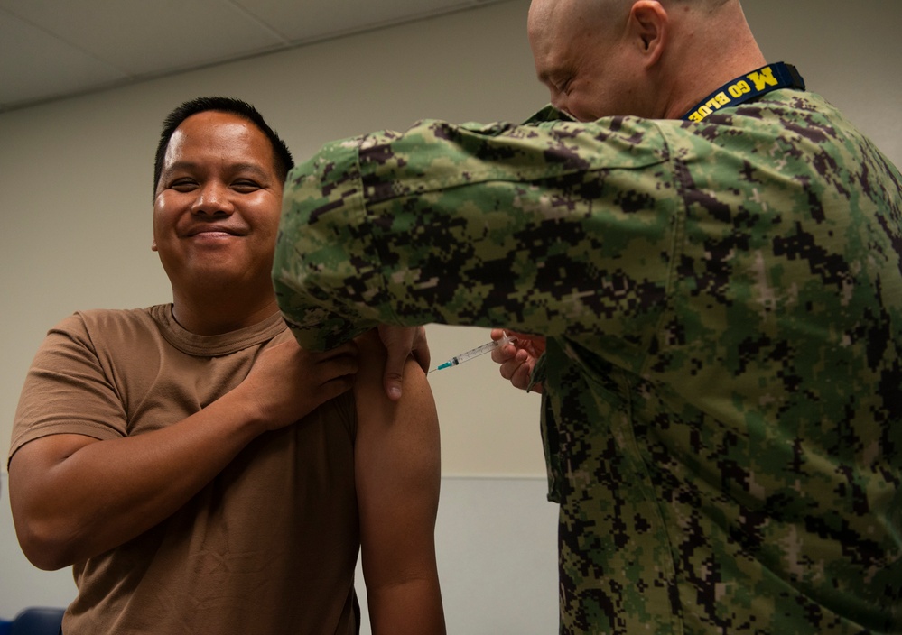 USS John C. Stennis Flu Shot