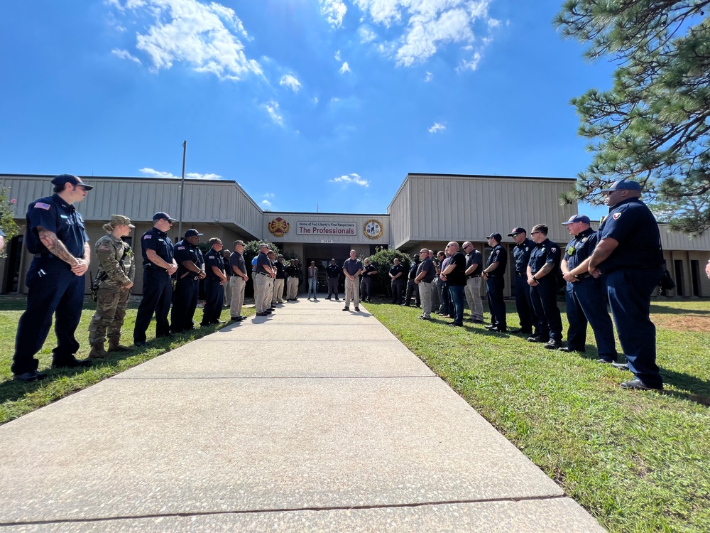 Fort Liberty bids farewell to Chief Mark Melvin