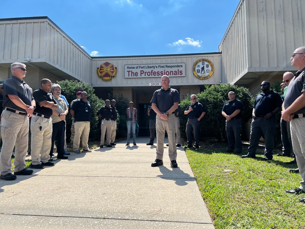 Fort Liberty bids farewell to Chief Mark Melvin