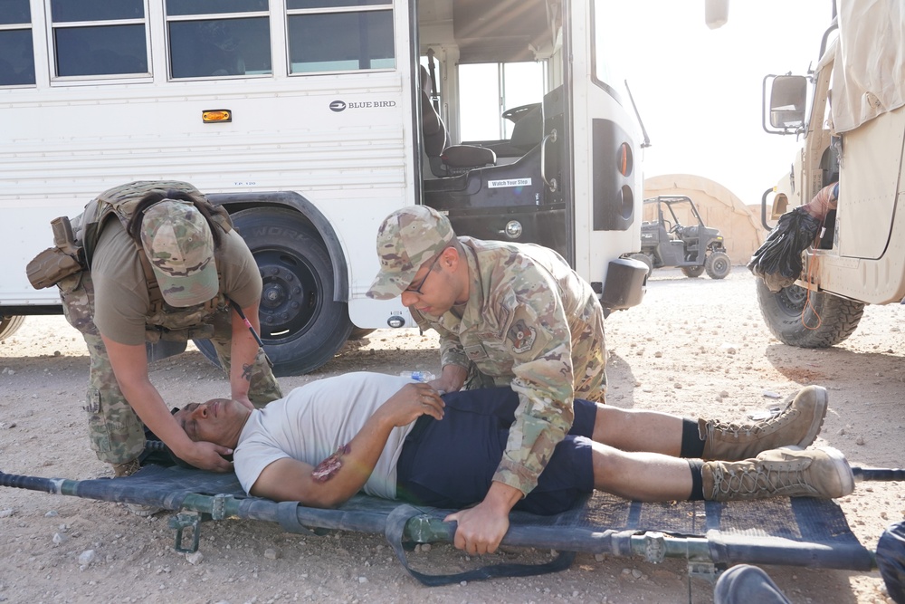 378th EMDS conducts MASCAL exercise