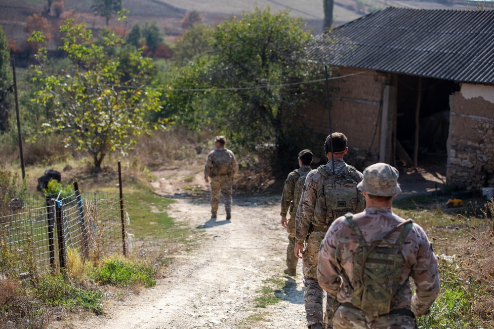 British Patrol in Kosovo