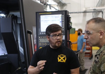 TACOM commanding general gets view of modernization at Watervliet Arsenal