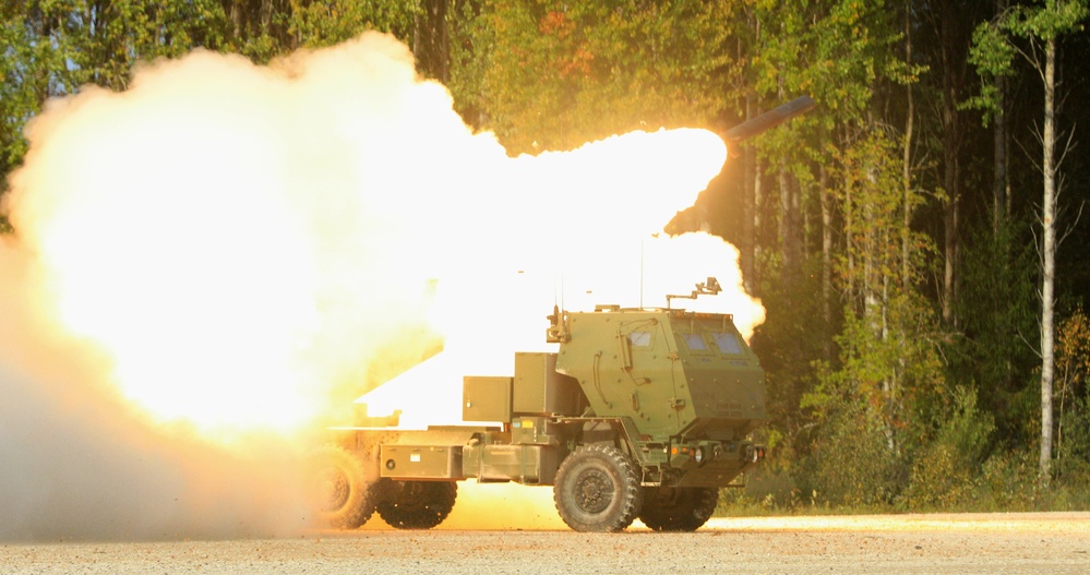 HIMARS crews conduct live-fire exercise with NATO allies in Estonia