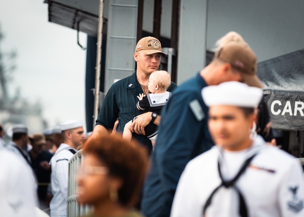 USS CARNEY (DDG 64) DEPARTS FOR DEPLOYMENT