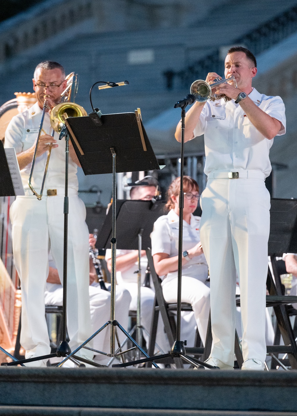 The United States Navy Concert Band at the U.S. Capitol Building