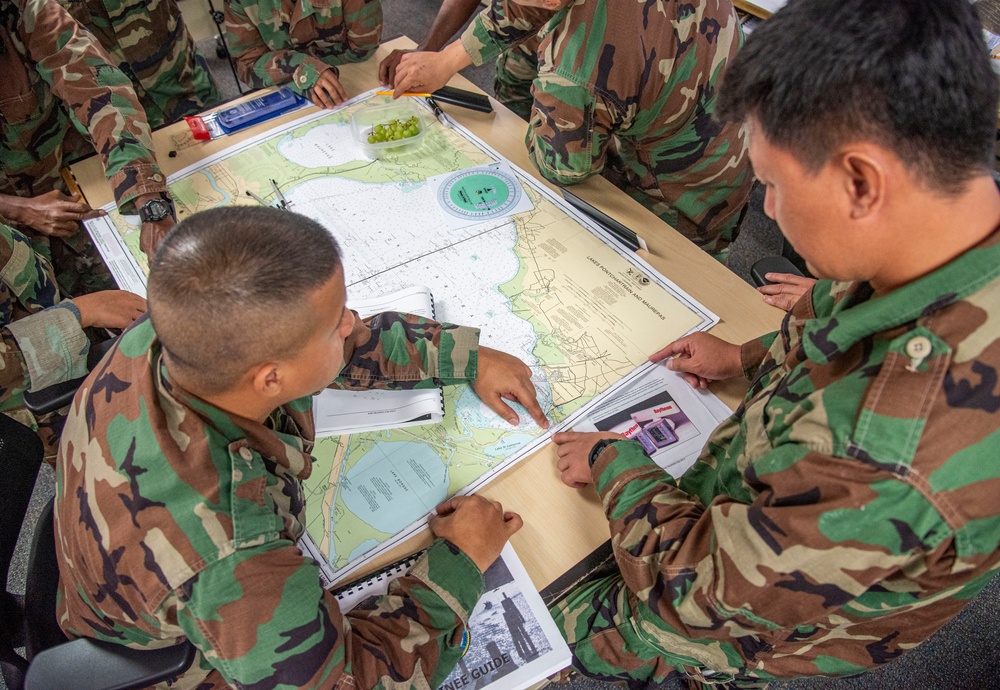 NAVSCIATTS Teaches Riverine Map Reading Skills to International Students