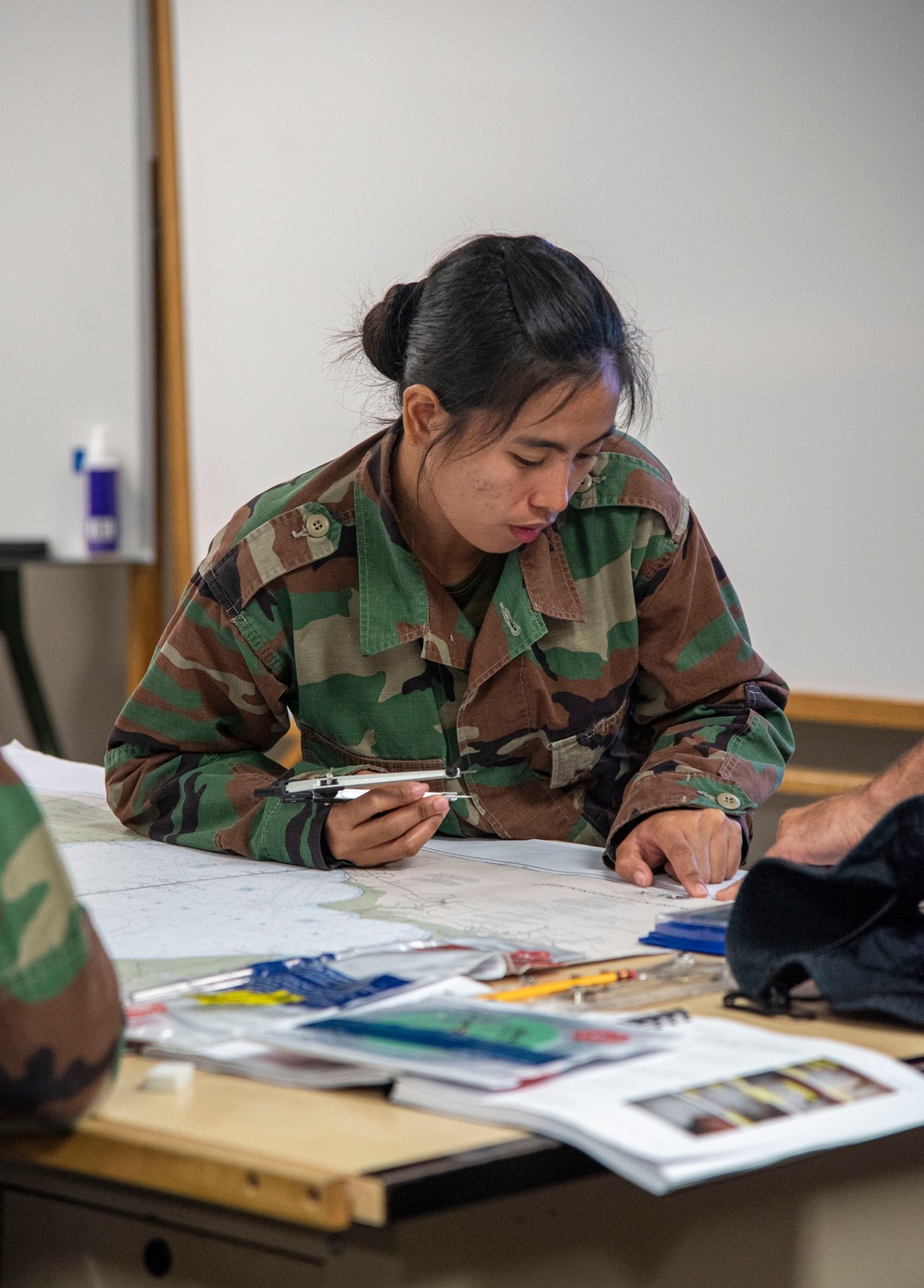 NAVSCIATTS Teaches Riverine Map Reading Skills to International Students