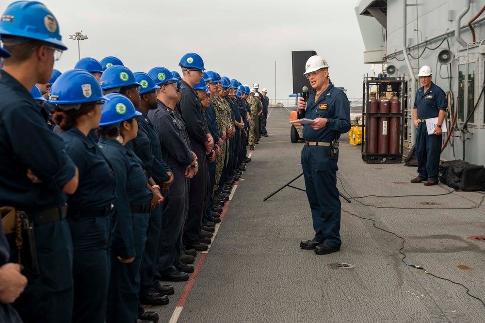 USS Essex In-Port Operations