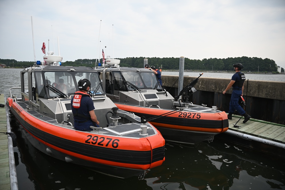 Underway Tactical Coxswain Training with Coast Guard Station Portsmouth