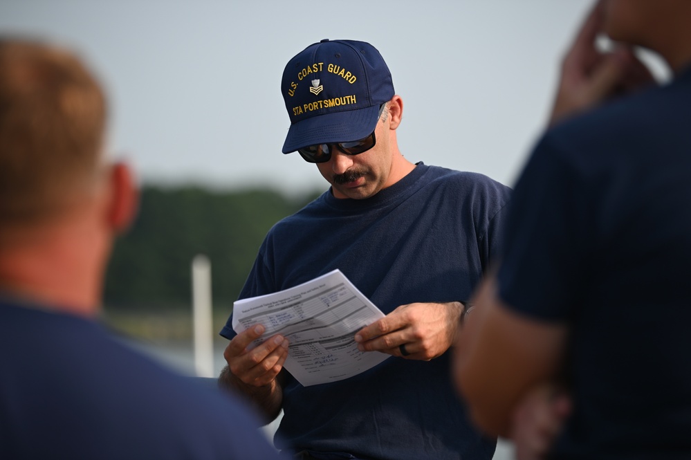 Underway Tactical Coxswain Training with Coast Guard Station Portsmouth