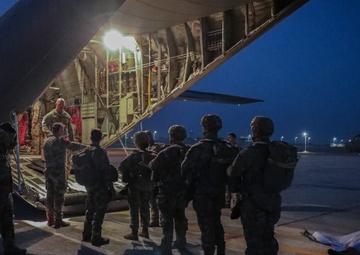 1-143 Infantry Regiment Conducts Airborne Operations Bright Star 2023