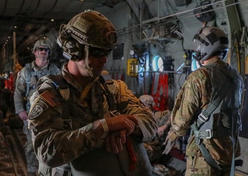 1-143 Infantry Regiment Conducts Airborne Operations Bright Star 2023