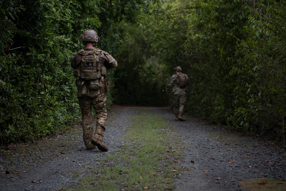 156th SOS and 123rd CRG Air Base Ground Defense training