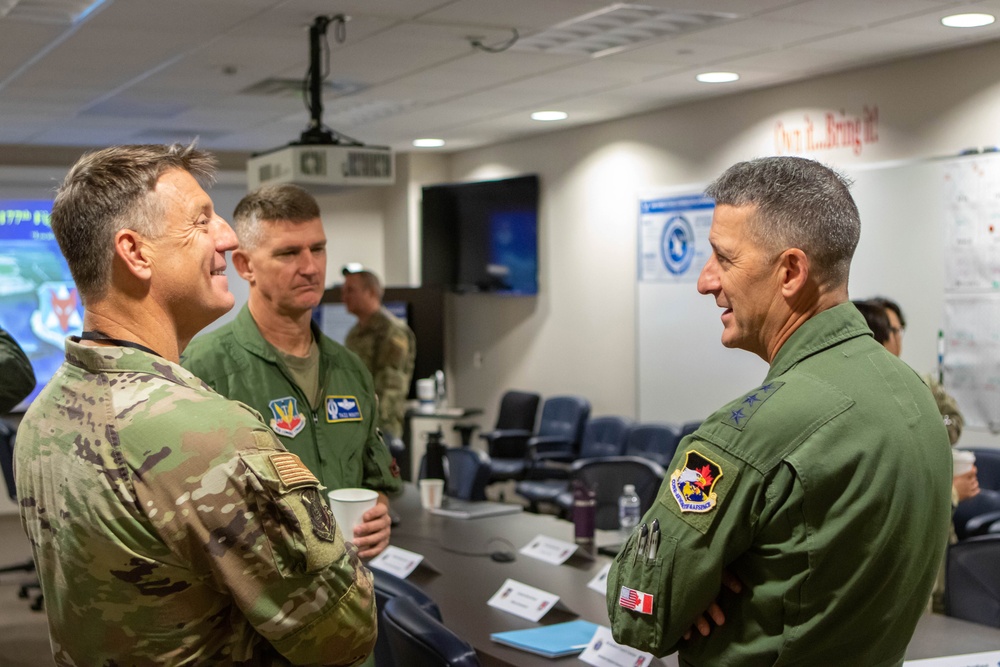 Commander of 1st Air Force visits 177th Fighter Wing