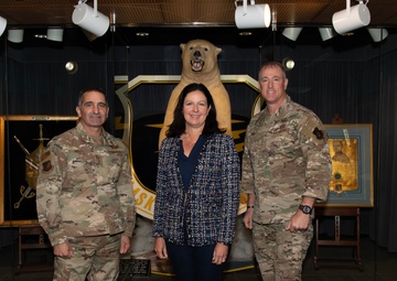 Honorable Kristyn Jones, Assistant Secretary of the Air Force for Financial Management and Comptroller, performing the duties of the Under Secretary of the Air Force visits JBER