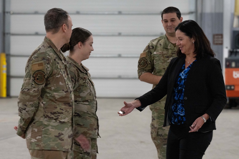 Honorable Kristyn Jones visits Eielson AFB