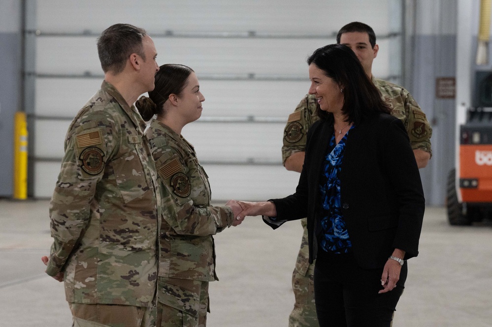 Honorable Kristyn Jones visits Eielson AFB