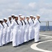 USS Stout Conducts Burial at Sea
