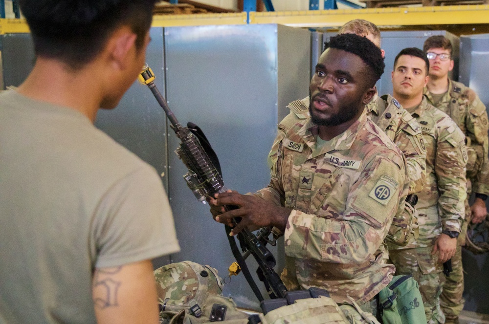 82nd Airborne Paratroopers Receive MILES Gear for JRTC