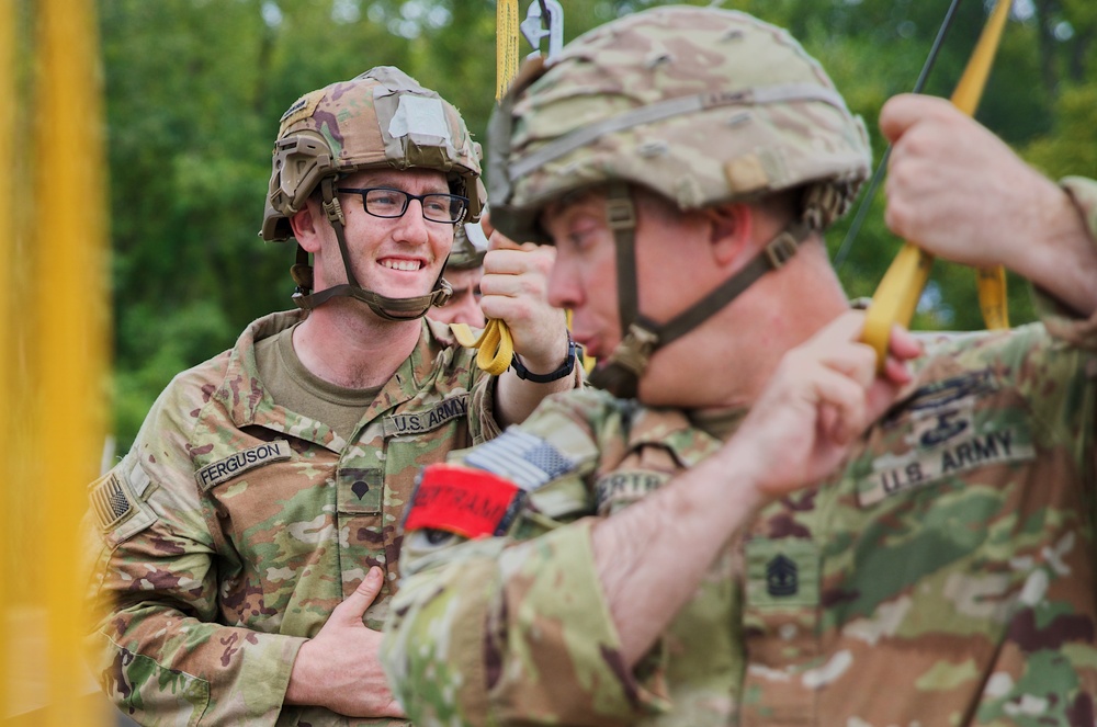 JRTC Rotation 23-10 2 BCT Paratroopers Conduct Night Jump