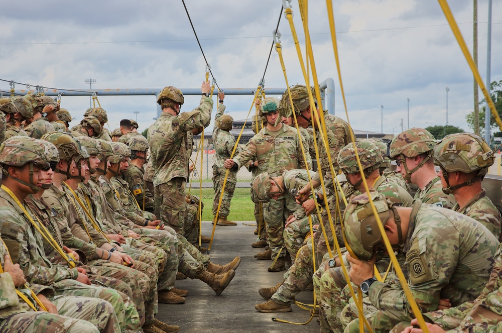 JRTC Rotation 23-10 2 BCT Paratroopers Conduct Night Jump