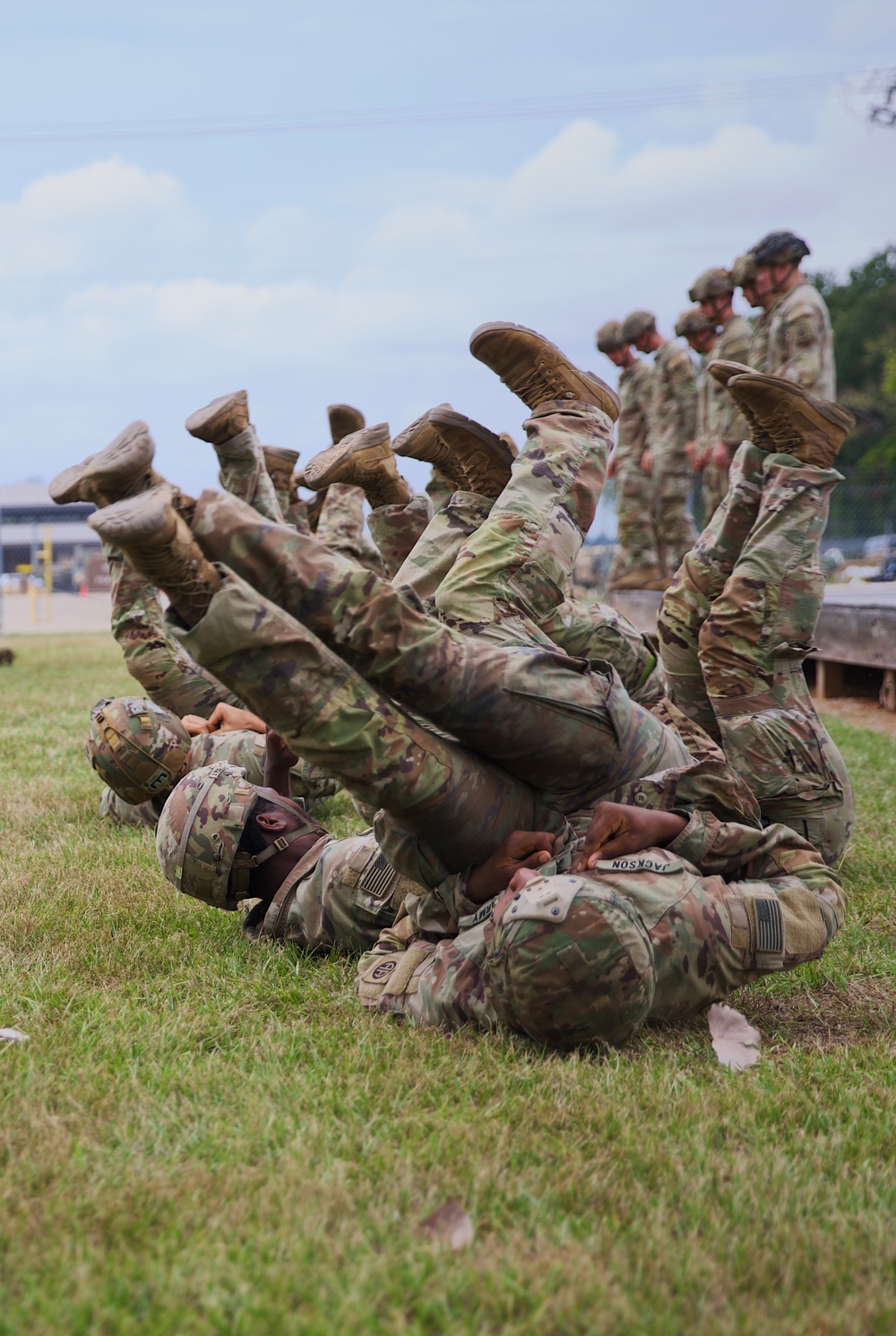JRTC Rotation 23-10 2 BCT Paratroopers Conduct Night Jump