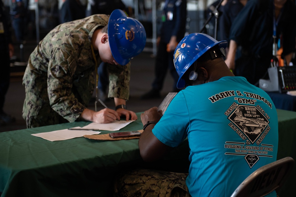 Truman is the flagship of the Harry S. Truman Carrier Strike Group and is currently in port aboard Naval Station Norfolk.