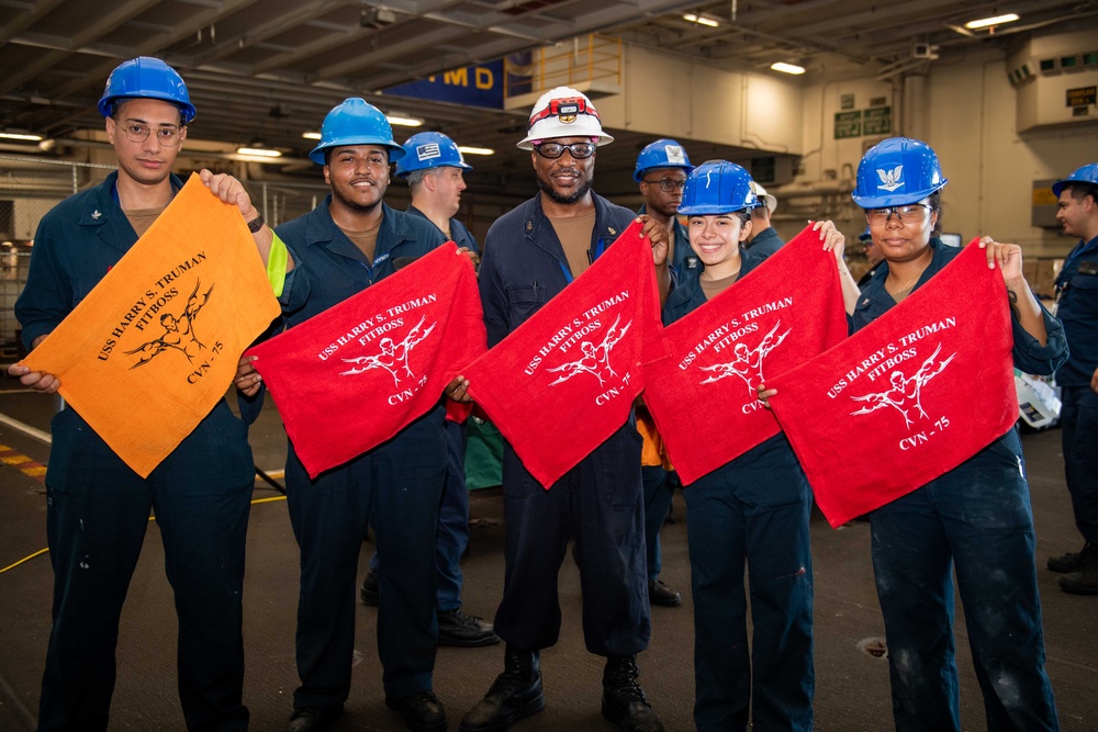 Truman is the flagship of the Harry S. Truman Carrier Strike Group and is currently in port aboard Naval Station Norfolk.