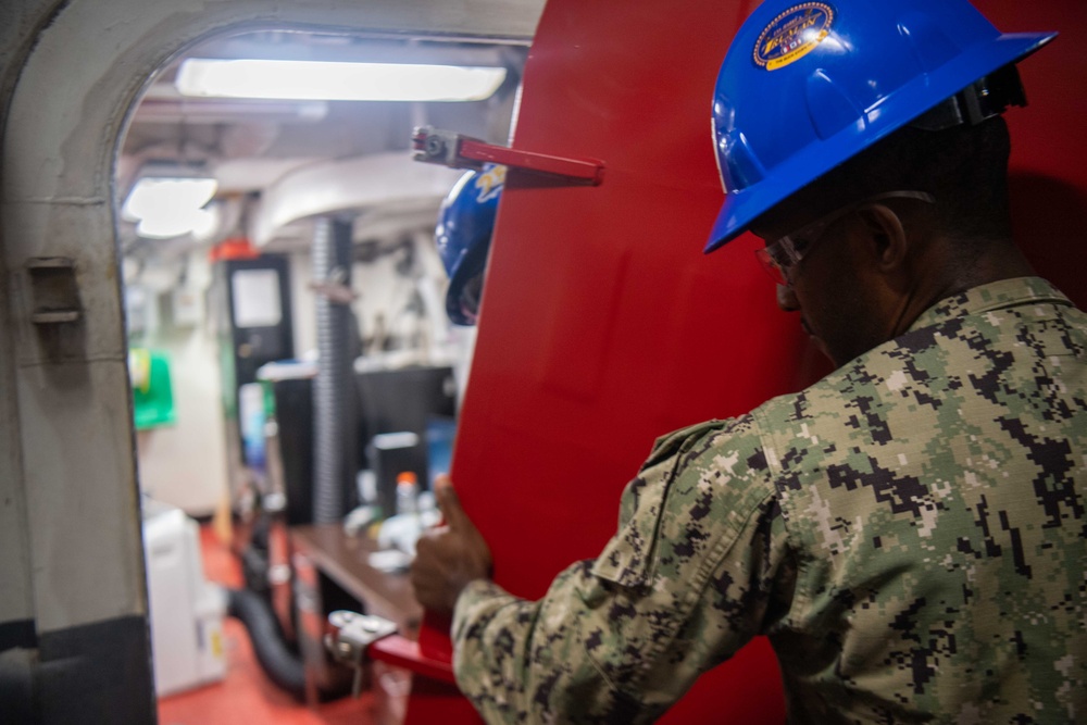 Truman is the flagship of the Harry S. Truman Carrier Strike Group and is currently in port aboard Naval Station Norfolk.