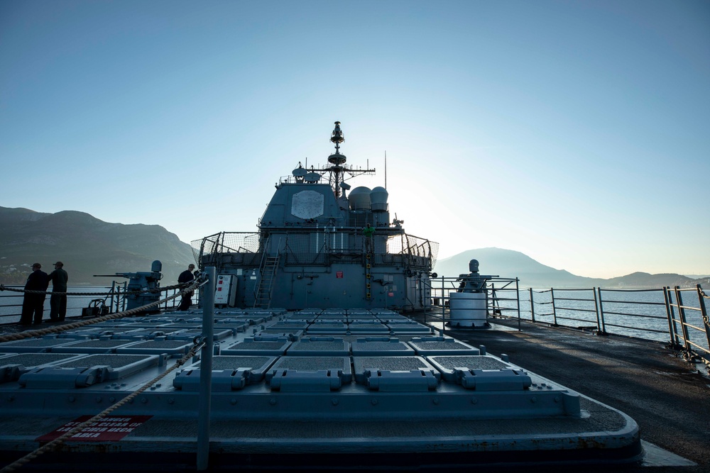 USS Normandy Ports in Bar, Montenegro