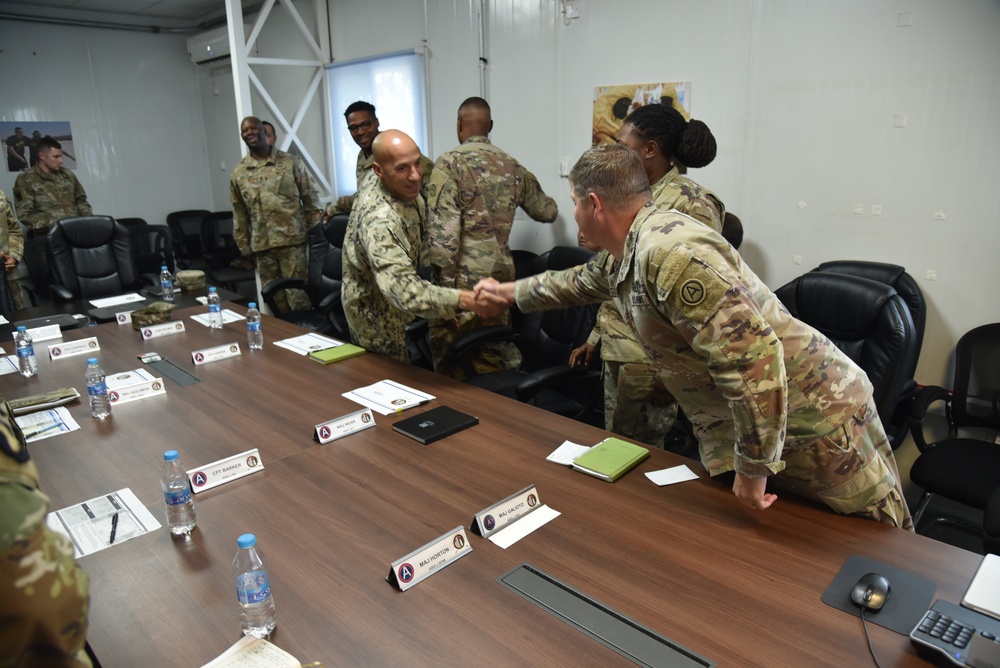 FLTCM Walters Oversees NCO-Led Operation Brief at Joint Training Center Jordan