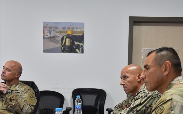 CSM Garza and FLTCM Walters Oversee NCO-Led Brief at Joint Training Center Jordan