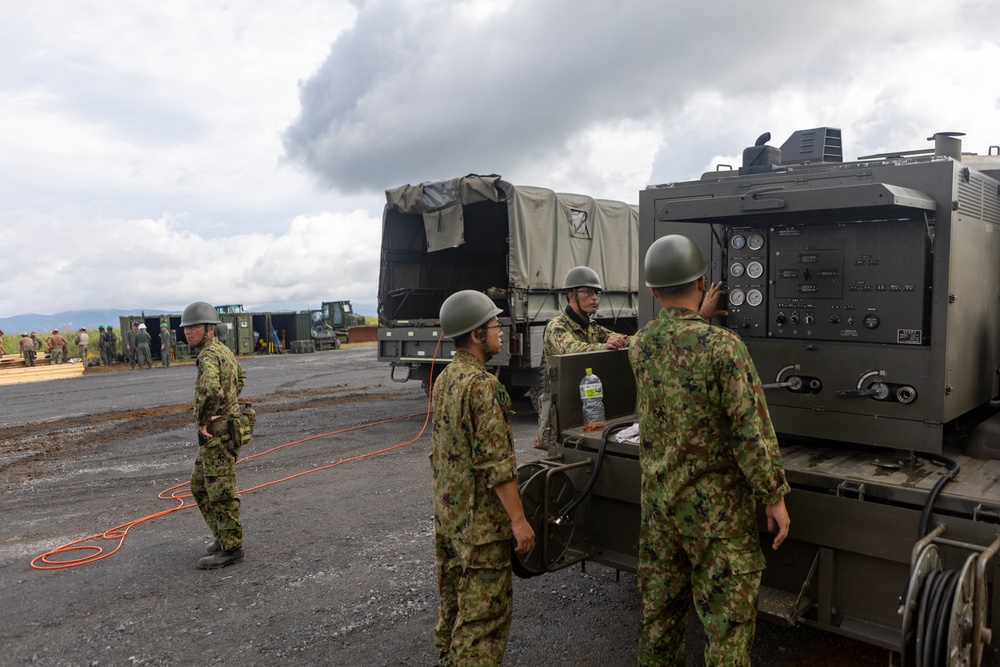 It’s all Coming Together-Japan Ground Self-Defense Force, U.S. Marines, and Sailors prepare for ADR at Kirishma Training Area, Japan.