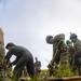 Cemented in Time - Japan Ground Self-Defense Force, U.S. Marines, and Sailors prepare Kirishima Training Area for airfield damage repair training