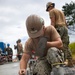 Cemented in Time - Japan Ground Self-Defense Force, U.S. Marines, and Sailors prepare Kirishima Training Area for airfield damage repair training