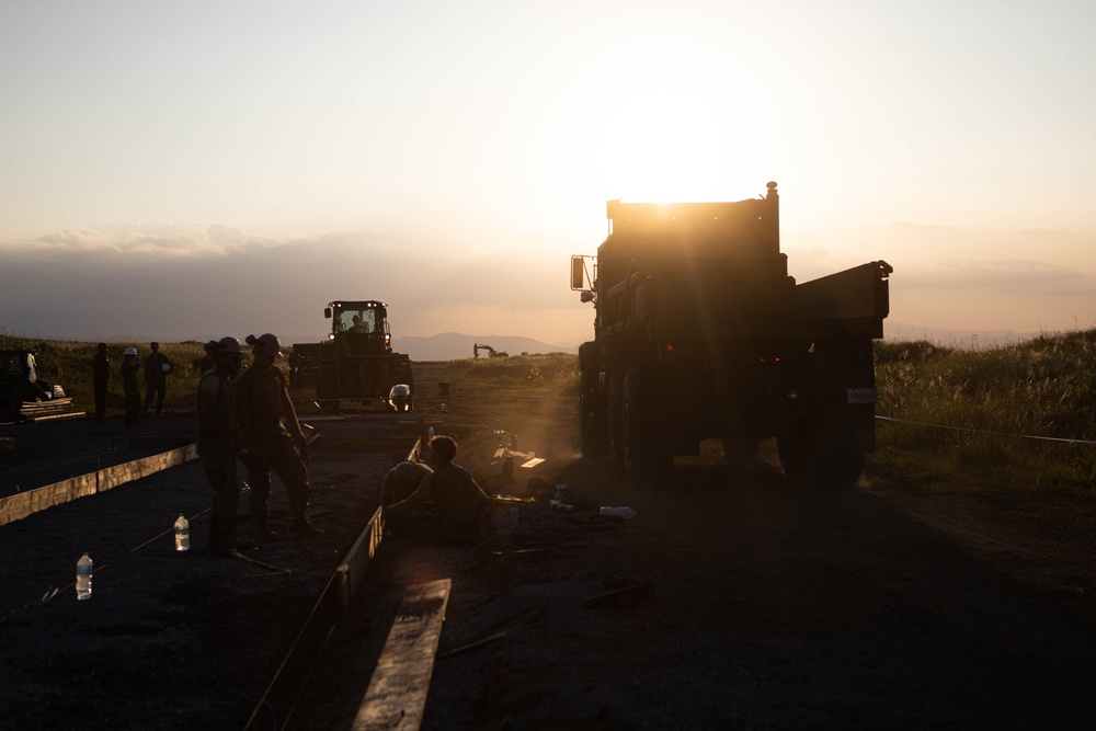 Better Together - Japan Ground Self-Defense Force, U.S. Marines, and Sailors prepare Kirishima Training Area for airfield damage repair training