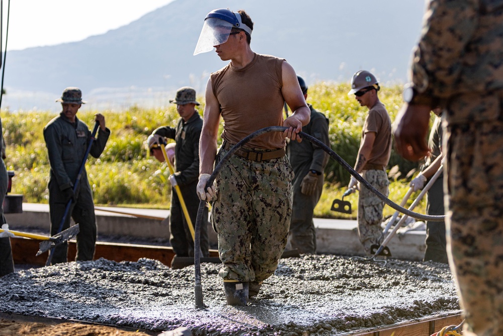 Moving Parts - Japan Ground Self-Defense Force, U.S. Marines, and Sailors prepare Kirishima Training Area for airfield damage repair training