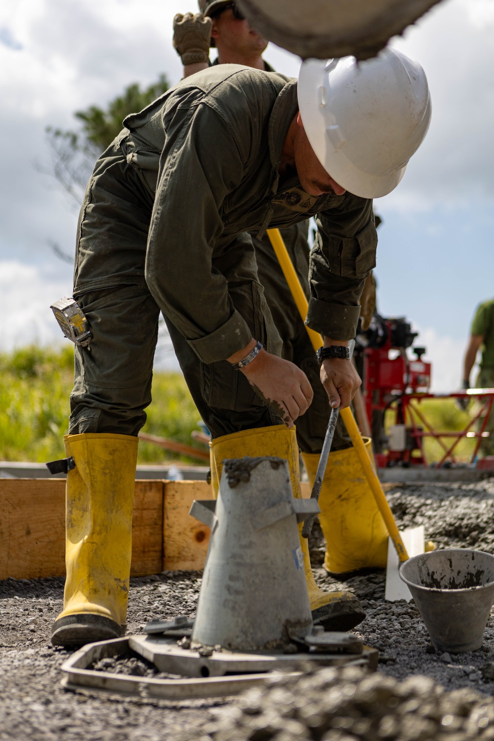 Moving Parts - Japan Ground Self-Defense Force, U.S. Marines, and Sailors prepare Kirishima Training Area for airfield damage repair training