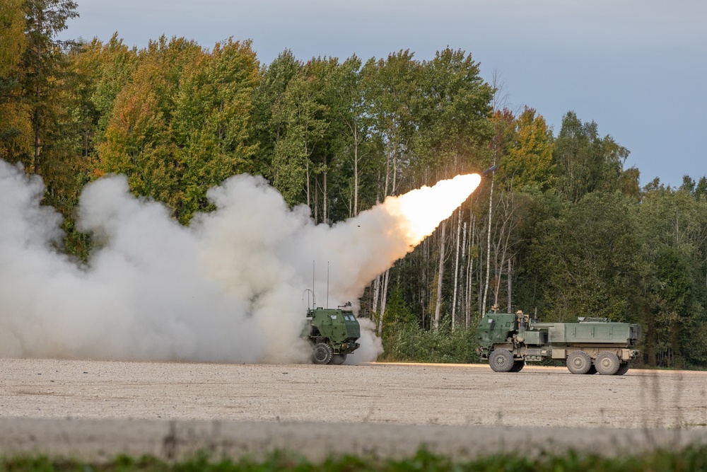 Dvids Images Himars Crews Conduct Live Fire Exercise With Nato Allies In Estonia Image 2 Of 7 