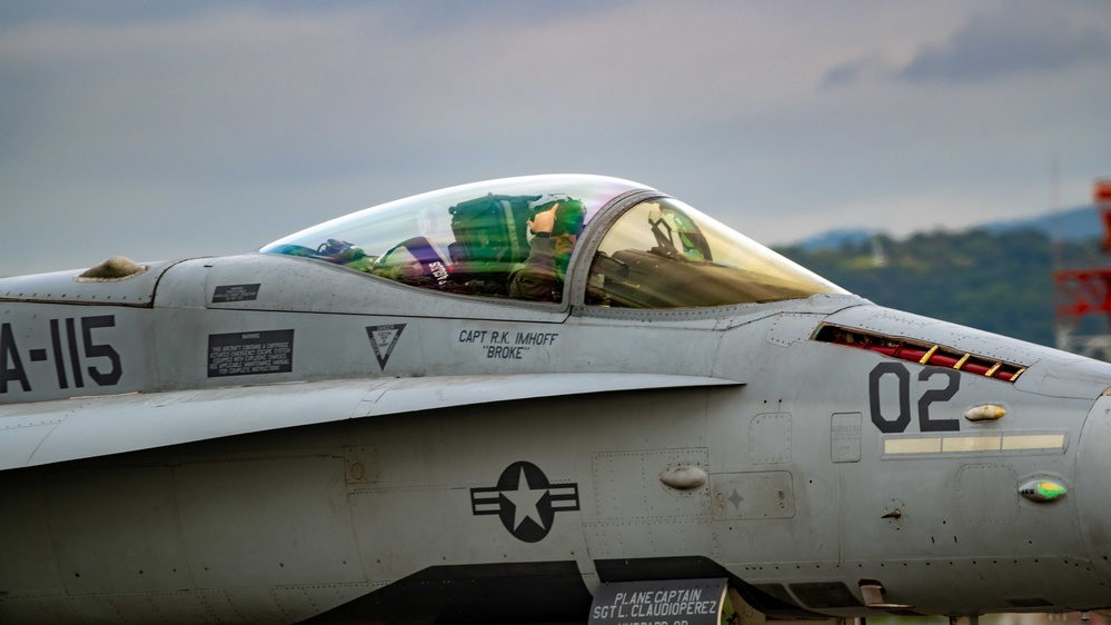 Farewell Silver Eagles! Marine Fighter Attack Squadron 115 Fly Off Marine Corps Air Station Iwakuni