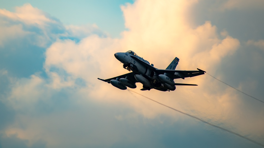 Farewell Silver Eagles! Marine Fighter Attack Squadron 115 Fly Off Marine Corps Air Station Iwakuni