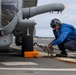 The Warlords of HMS 51 conduct flight operations aboard USS Shoup (DDG 86)