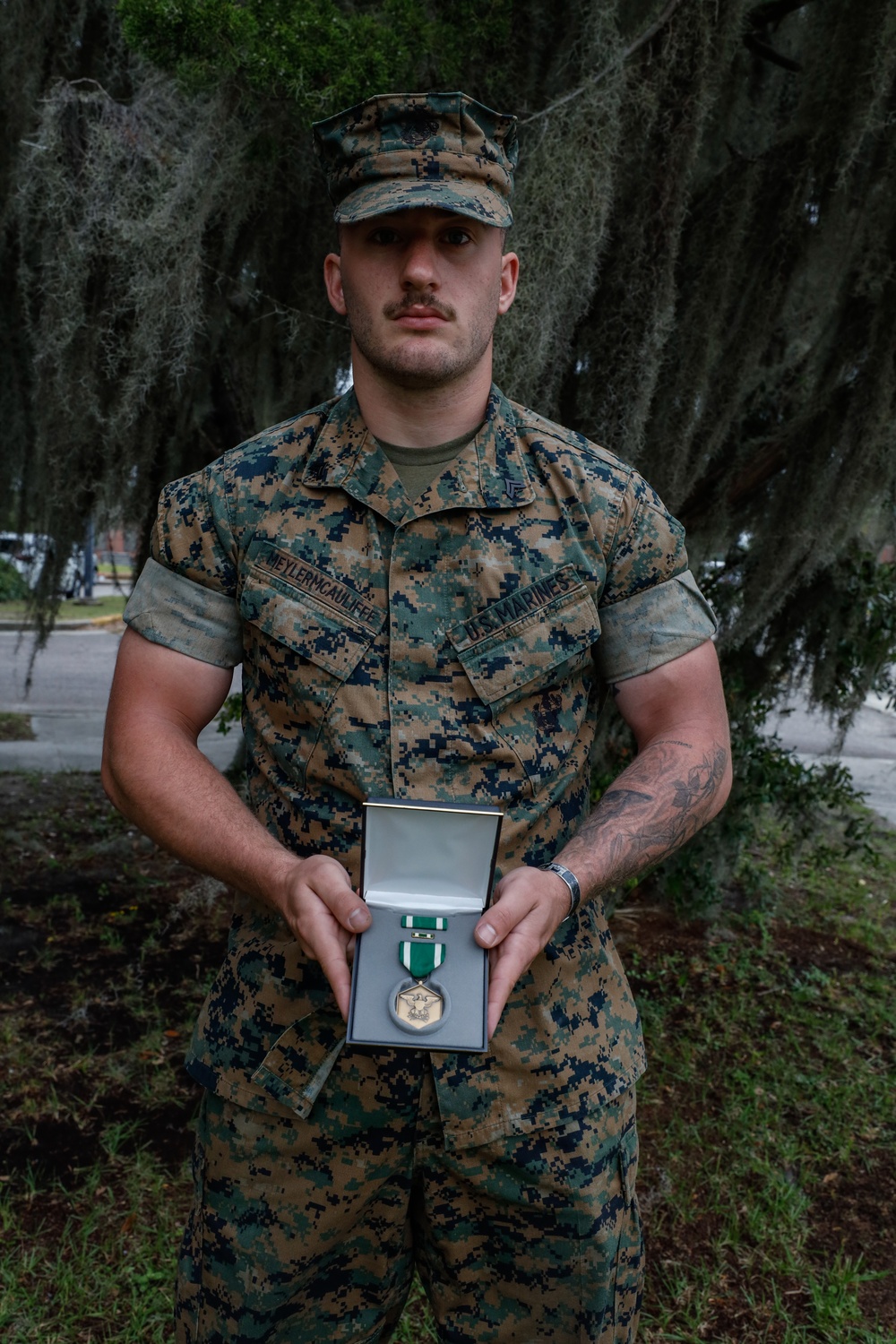 Parris Island Marine Saves the Life of a Local Woman