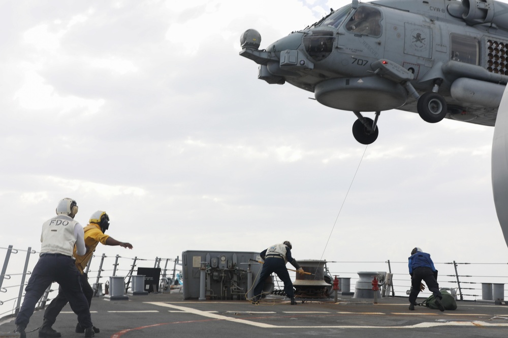 Flight Operations Onboard USS Ramage