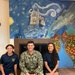 Information Warfare Students Create Mural for Base Chapel